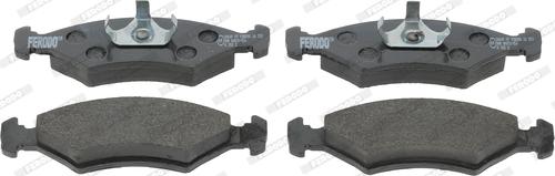 Ferodo FDB206 - Тормозные колодки, дисковые, комплект www.autospares.lv