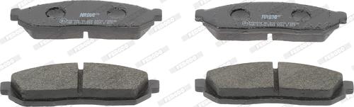 Ferodo FDB208 - Brake Pad Set, disc brake www.autospares.lv