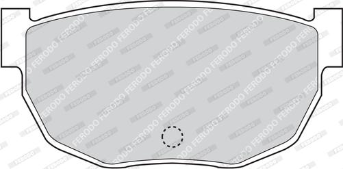 Ferodo FDB284 - Тормозные колодки, дисковые, комплект www.autospares.lv