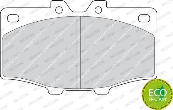 Ferodo FDB288 - Bremžu uzliku kompl., Disku bremzes www.autospares.lv