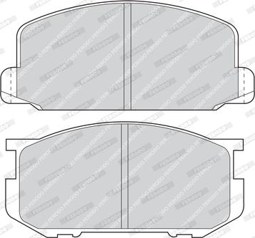 Ferodo FDB226 - Brake Pad Set, disc brake www.autospares.lv