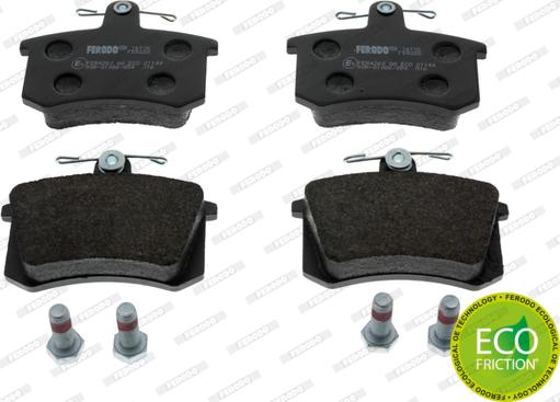 Ferodo FDB222 - Brake Pad Set, disc brake www.autospares.lv