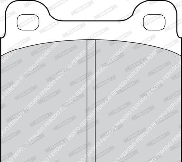 Ferodo FDB2H - Brake Pad Set, disc brake www.autospares.lv