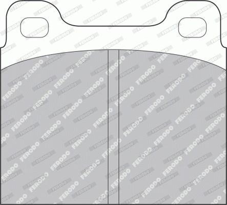 Ferodo FDB2H - Brake Pad Set, disc brake www.autospares.lv