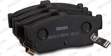 Ferodo FDB796-D - Bremžu uzliku kompl., Disku bremzes www.autospares.lv