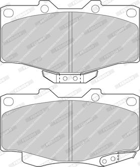 Ferodo FDB797-D - Bremžu uzliku kompl., Disku bremzes www.autospares.lv