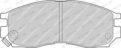 Ferodo FDB764-D - Brake Pad Set, disc brake www.autospares.lv