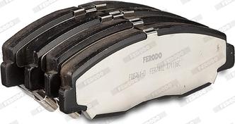 Ferodo FDB761-D - Тормозные колодки, дисковые, комплект www.autospares.lv