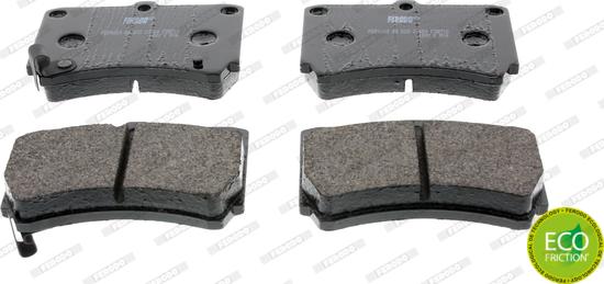 Ferodo FDB715 - Brake Pad Set, disc brake www.autospares.lv