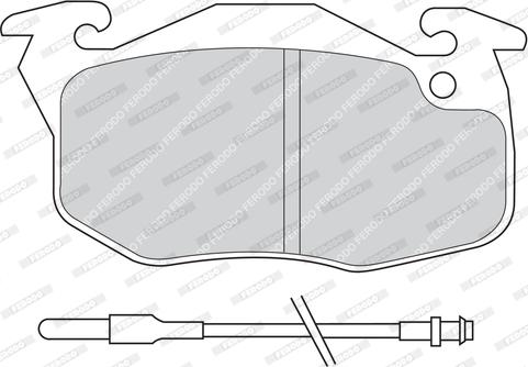 Ferodo FDB730 - Bremžu uzliku kompl., Disku bremzes www.autospares.lv