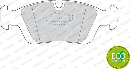 Ferodo FDB725 - Bremžu uzliku kompl., Disku bremzes www.autospares.lv