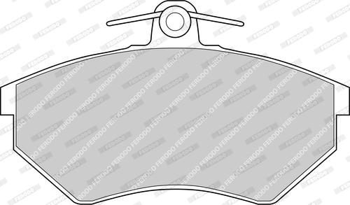 Ferodo FDB775D - Brake Pad Set, disc brake www.autospares.lv