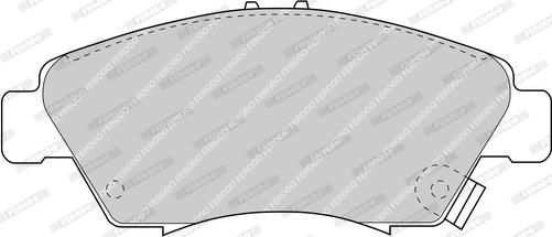 Ferodo FDB776-D - Brake Pad Set, disc brake www.autospares.lv