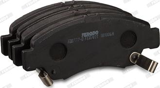 Ferodo FDB777-D - Bremžu uzliku kompl., Disku bremzes www.autospares.lv