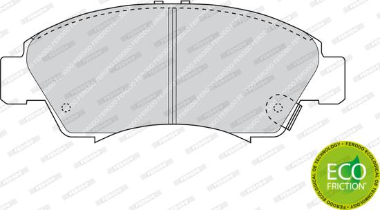 Ferodo FDB777 - Bremžu uzliku kompl., Disku bremzes www.autospares.lv