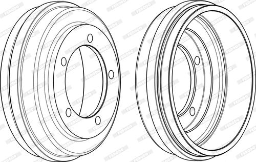 Ferodo FDR329258 - Bremžu trumulis www.autospares.lv