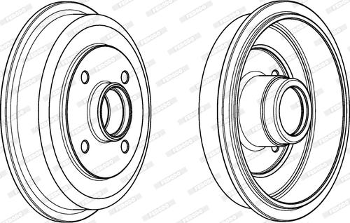 Ferodo FDR329714 - Bremžu trumulis www.autospares.lv