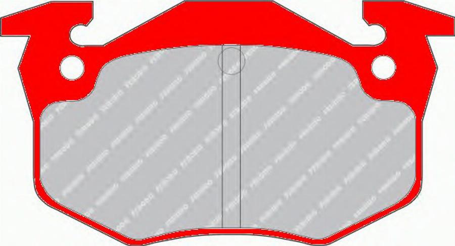 Ferodo FDS558 - Brake Pad Set, disc brake www.autospares.lv