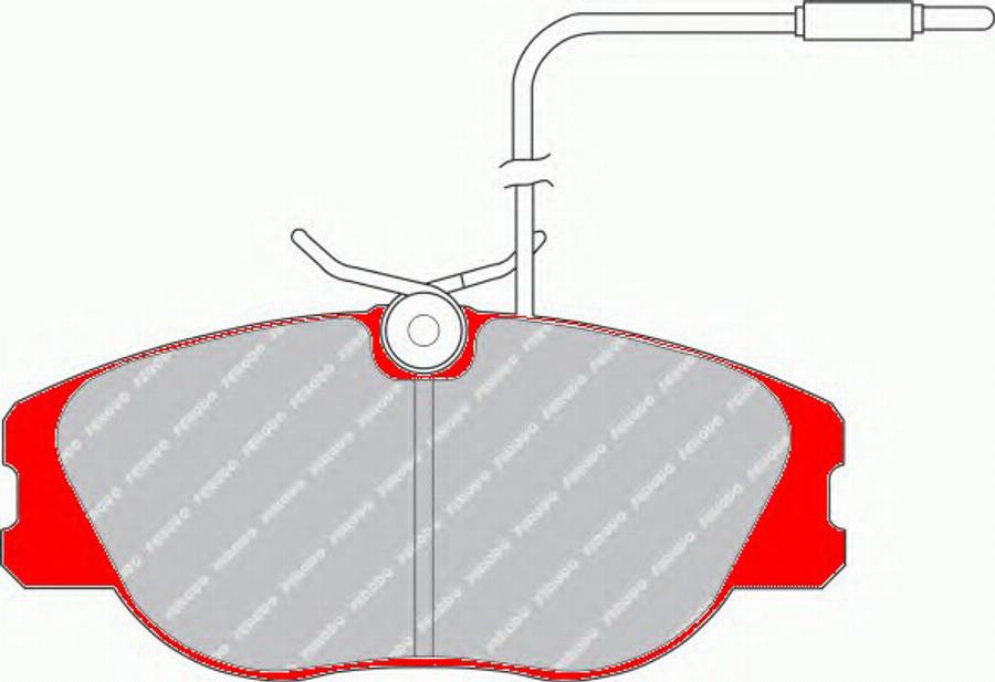 Ferodo FDS565 - Brake Pad Set, disc brake www.autospares.lv