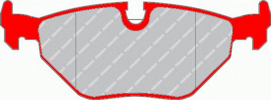 Ferodo FDS578 - Brake Pad Set, disc brake www.autospares.lv