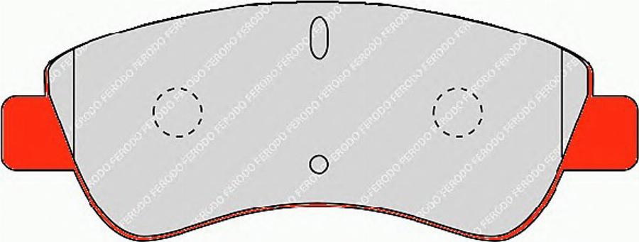 Ferodo FDS1399 - Brake Pad Set, disc brake www.autospares.lv