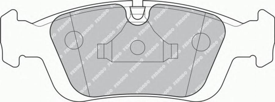 Ferodo FDS1300 - Brake Pad Set, disc brake www.autospares.lv