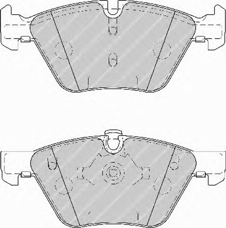 Ferodo FDS1773 - Bremžu uzliku kompl., Disku bremzes www.autospares.lv