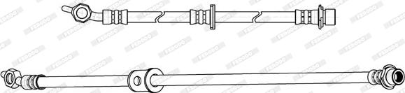 Ferodo FHY2844 - Bremžu šļūtene www.autospares.lv