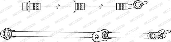 Ferodo FHY2843 - Bremžu šļūtene www.autospares.lv