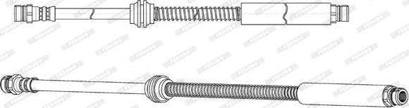 Ferodo FHY2758 - Bremžu šļūtene autospares.lv