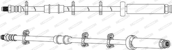 Ferodo FHY2769 - Bremžu šļūtene www.autospares.lv