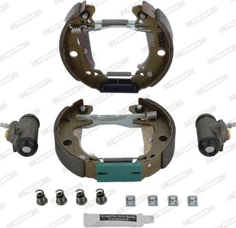 Ferodo FMK054 - Brake Shoe Set www.autospares.lv