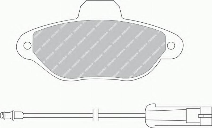 Ferodo FQT925 - Brake Pad Set, disc brake www.autospares.lv