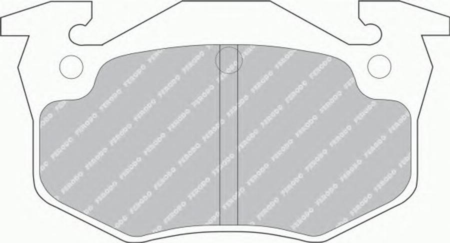 Ferodo FQT558 - Brake Pad Set, disc brake www.autospares.lv