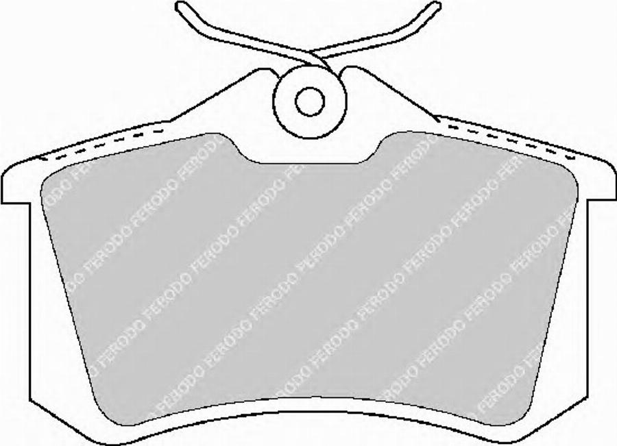 Ferodo FQT1491 - Brake Pad Set, disc brake www.autospares.lv