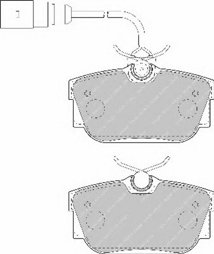 Ferodo FQT1482 - Тормозные колодки, дисковые, комплект www.autospares.lv