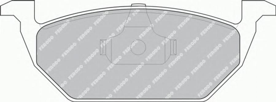 Ferodo FQT1094 - Тормозные колодки, дисковые, комплект www.autospares.lv