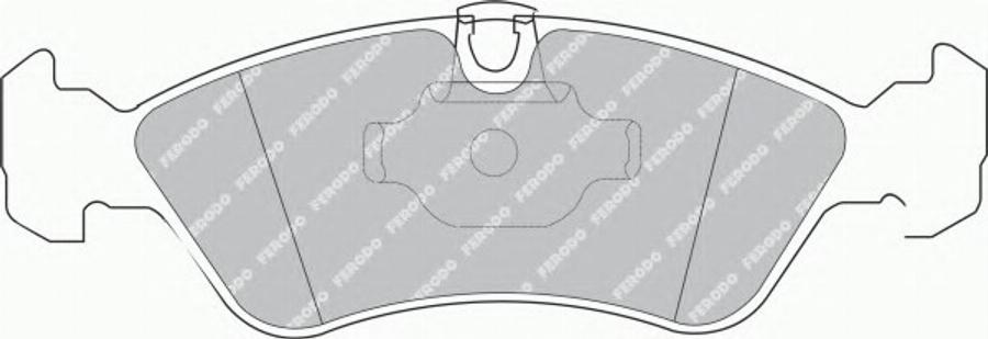 Ferodo FQT1067 - Тормозные колодки, дисковые, комплект www.autospares.lv