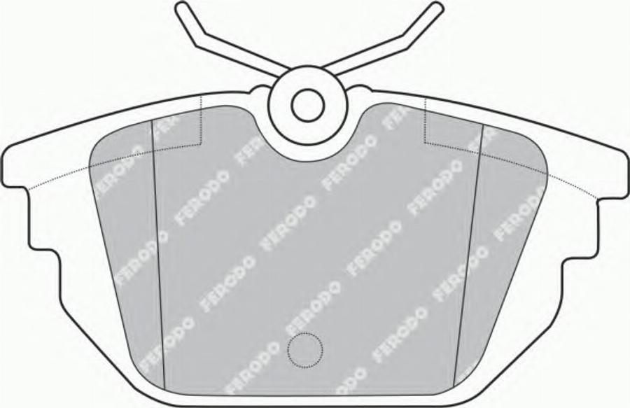 Ferodo FQT1113 - Brake Pad Set, disc brake www.autospares.lv