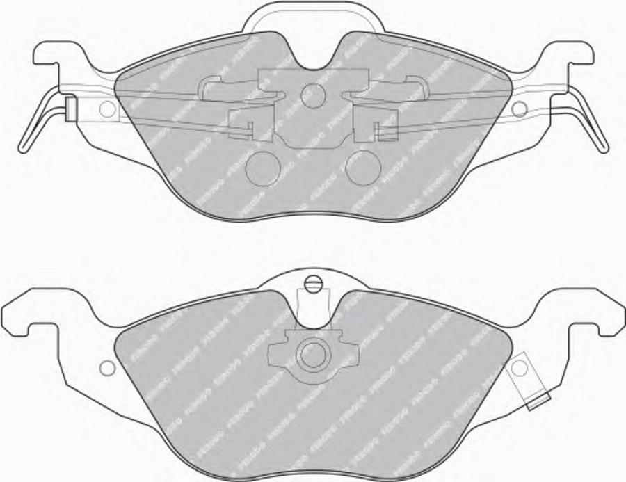 Ferodo FQT1293 - Bremžu uzliku kompl., Disku bremzes www.autospares.lv