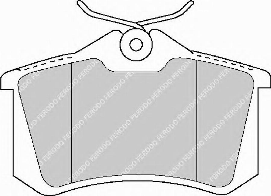 Ferodo FQT1788 - Brake Pad Set, disc brake www.autospares.lv