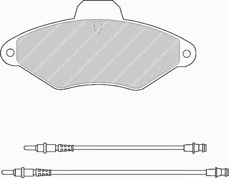 Ferodo FQT874 - Bremžu uzliku kompl., Disku bremzes www.autospares.lv