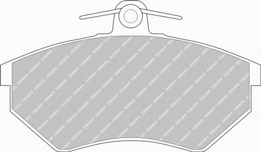 Ferodo FQT774 - Brake Pad Set, disc brake www.autospares.lv