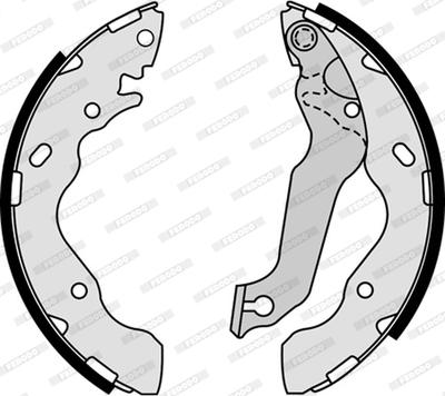 Ferodo FSB4195 - Brake Shoe Set www.autospares.lv