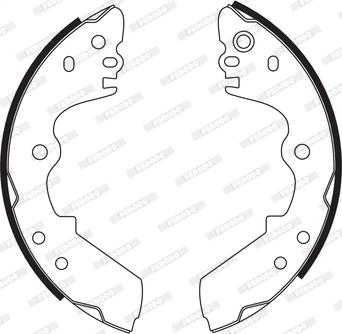 Ferodo FSB470 - Brake Shoe Set www.autospares.lv