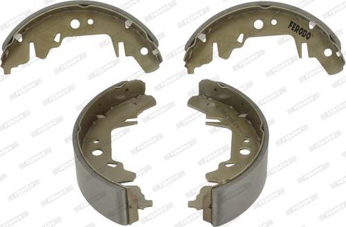 Ferodo FSB568 - Комплект тормозных колодок, барабанные www.autospares.lv