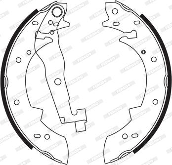 Ferodo FSB526 - Brake Shoe Set www.autospares.lv