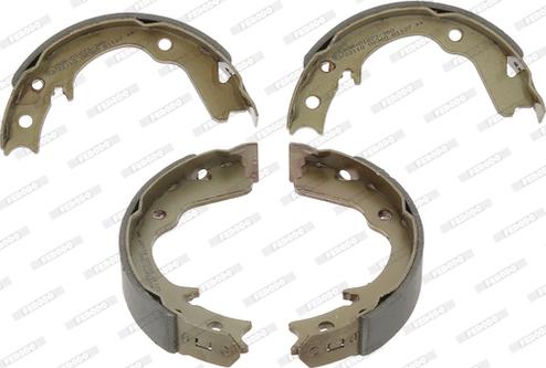 Ferodo FSB673 - Комплект тормозов, ручник, парковка www.autospares.lv