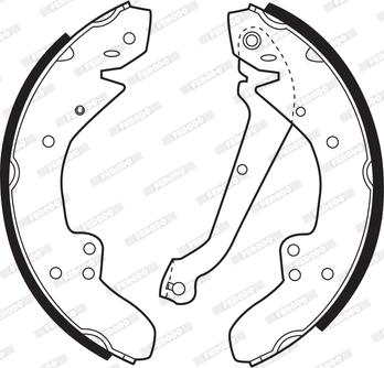 Ferodo FSB148 - Brake Shoe Set www.autospares.lv