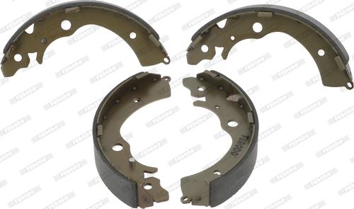 Ferodo FSB318 - Комплект тормозных колодок, барабанные www.autospares.lv